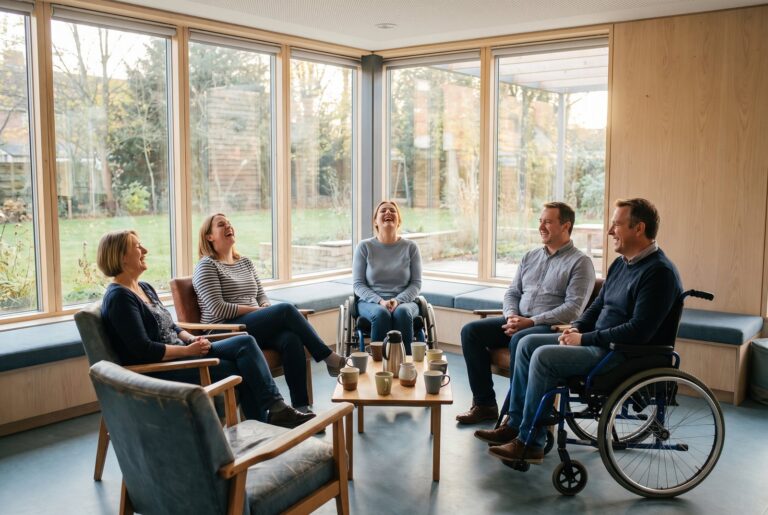 Selbsthilfegruppe im Gespräch
